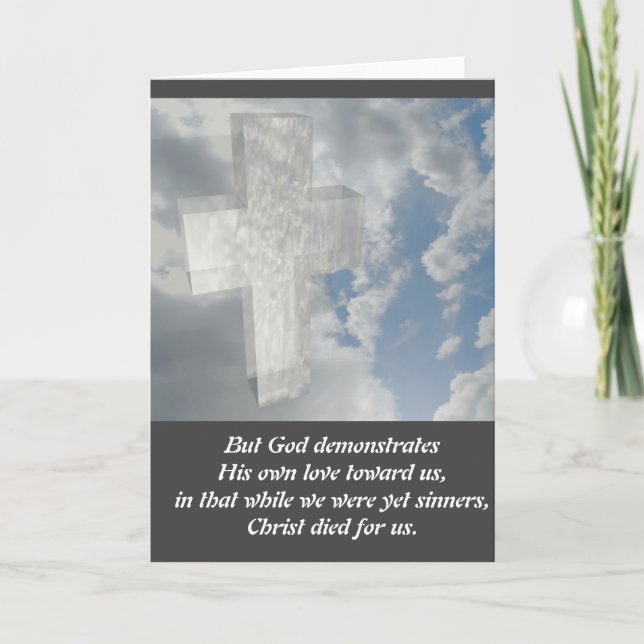 Tarjeta Festiva Viernes Santo (Anverso)