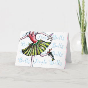 Tarjeta Festiva Villancico, de las Belces