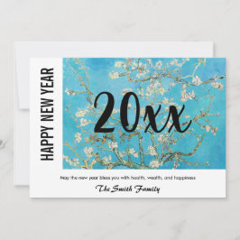 Tarjeta Festiva Vincent van Gogh - Feliz Año Nuevo / Florecimiento