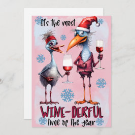 Tarjeta Festiva Vino Maravilloso