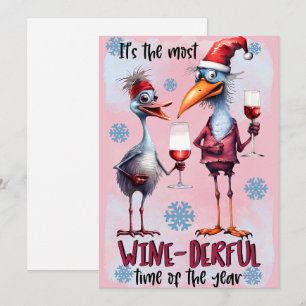Tarjeta Festiva Vino Maravilloso