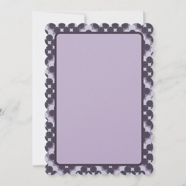 Tarjeta Festiva Vintage Blue Snowflake (Anverso)