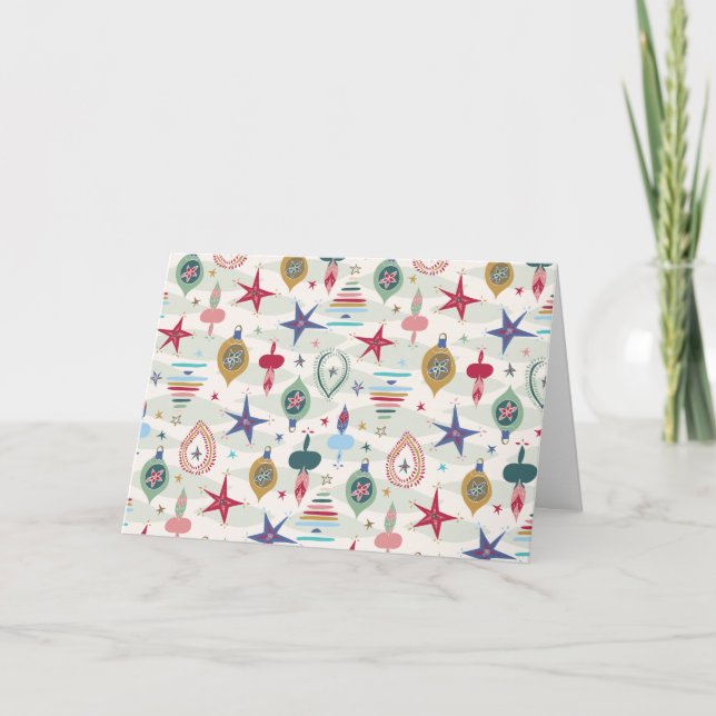 Tarjeta Festiva Vintage Christmas (Anverso)