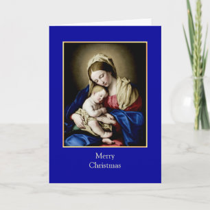 Tarjeta Festiva Vintage Christmas