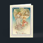 Tarjeta Festiva Vintage Christmas<br><div class="desc">Tarjeta navideña vintage.Esta imagen (u otro archivo multimedia) es de dominio público porque sus derechos de autor han caducado.</div>