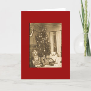 Tarjeta Festiva Vintage Christmas 1906