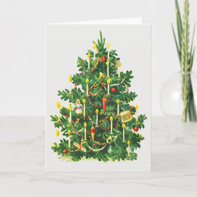 Tarjeta Festiva Vintage Christmas 2 (Anverso)