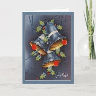 Tarjeta Festiva Vintage Christmas Card