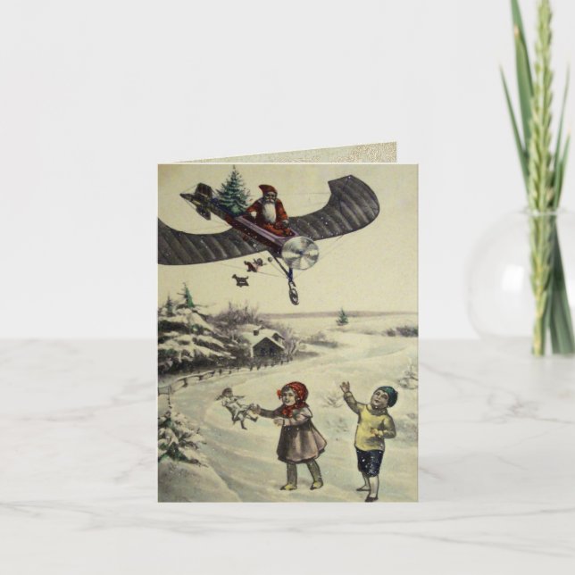 Tarjeta Festiva Vintage Christmas Card (Anverso)