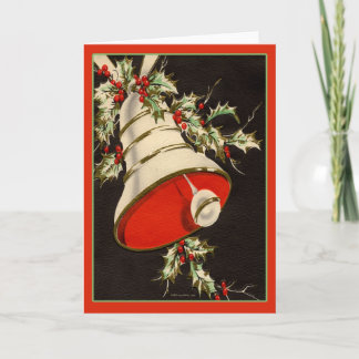 Tarjeta Festiva Vintage Christmas Card