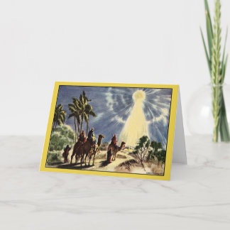 Tarjeta Festiva Vintage Christmas Card