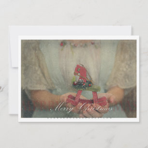 Tarjeta Festiva Vintage Christmas Card