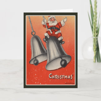 Tarjeta Festiva Vintage Christmas Card
