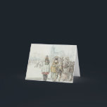 Tarjeta Festiva Vintage Christmas Card THE WINTER KING (1766)<br><div class="desc">Vintage Christmas Card - The Winter King on the Ice - Cornelis Ploos van Amstel después de Hendrick Avercamp (1766) original tema vintage Invierno Navidades tradicionales festividad art. Auténticas y originales pinturas famosas (aceite y acuarela), litografías, tinta sobre papel y grabaciones de los mejores artistas del mundo. Visita la tienda...</div>