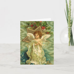 Tarjeta Festiva Vintage Christmas Gracias