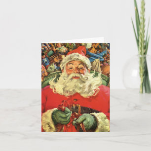 Tarjeta Festiva Vintage Christmas Gracias