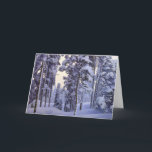 Tarjeta Festiva Vintage Christmas Winter Snow<br><div class="desc">Desee a sus seres queridos un Navidad feliz con esta encantadora tarjeta de temporada con el pintor sueco Hilding Werner's art. Perfecto para las vacaciones,  tiene un mágico paisaje invernal lleno de nieve que está listo para esparcir alguna alegre alegría. ¡Feliz Navidad desde OnceUponAMemory!</div>