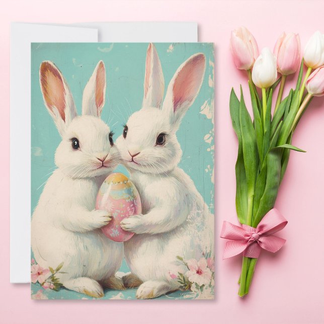 Tarjeta Festiva Vintage Easter Card (Subido por el creador)