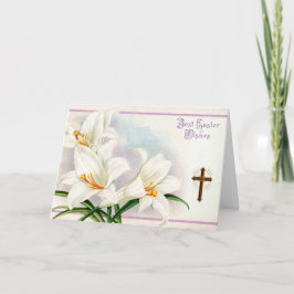 Tarjeta Festiva Vintage Easter Card