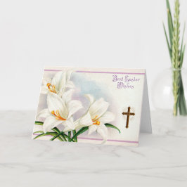 Tarjeta Festiva Vintage Easter Card