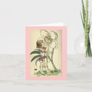 Tarjeta Festiva Vintage Garden Cuties Card
