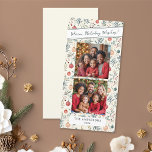 Tarjeta Festiva Vintage Neutral Christmas Ornament 2 Family Photo<br><div class="desc">Celebra la temporada con nuestra tarjeta de vacaciones de fotos familiares Vintage Neutral Christmas Ornament 2. Esta elegante tarjeta presenta un diseño atemporal con adornos navideños de tonalidad neutra, proporcionando un marco perfecto para dos preciadas fotos familiares. Personalízalo con sus cálidas vacaciones desea crear un sincero y único saludo que...</div>