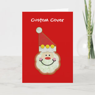 Tarjeta Festiva Vintage Papá Noel - St. Nick