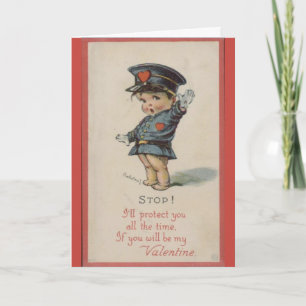 Tarjeta Festiva Vintage - pare en nombre de amor,