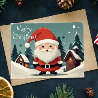 Vintage Retro enanos Navidades de Santa