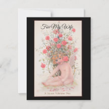 Vintage 'Un Día de San Valentín Alegre' Querubín P