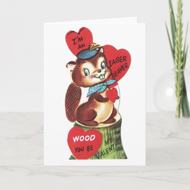 Tarjeta Festiva Vintage Valentcard 2 (Anverso)