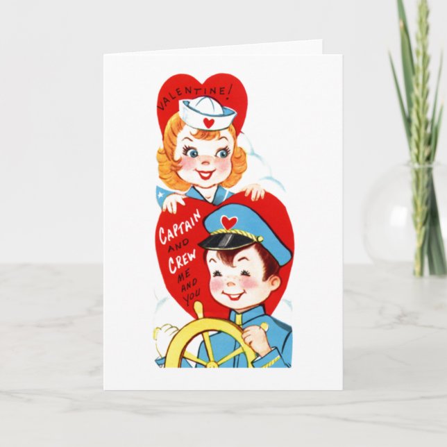 Tarjeta Festiva Vintage Valentcard 4 (Anverso)