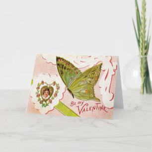 Tarjeta Festiva Vintage Valentine