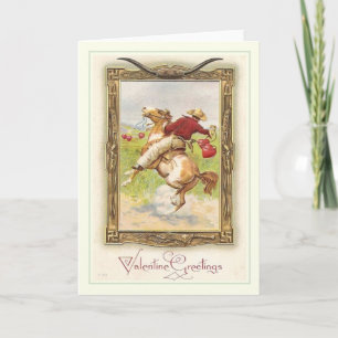 Tarjeta Festiva Vintage Valentine