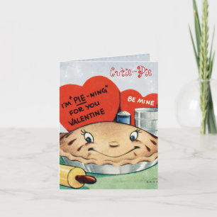 Tarjeta Festiva Vintage Valentine Card para niños