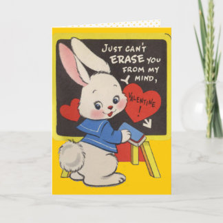 Tarjeta Festiva Vintage Valentine Card para niños