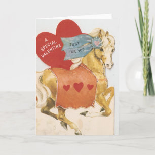 Tarjeta Festiva Vintage Valentine Palomino