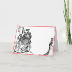 Tarjeta Festiva Vintage Venetian Valentine