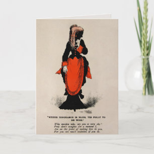 Tarjeta Festiva Vintage Vinegar Valentines Card