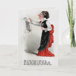 Tarjeta Festiva Vintage Vinegar Valentines Card