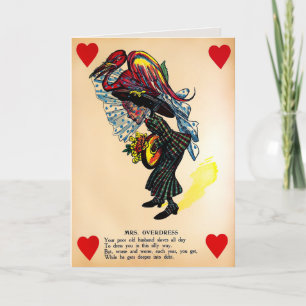 Tarjeta Festiva Vintage Vinegar Valentines Card