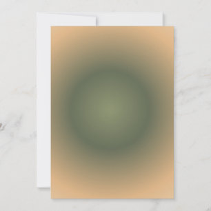 Tarjeta Festiva Virgo Zodiac, gradiente de aura marrón verde