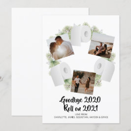 Tarjeta Festiva Virus Humor Corona 2020 Año Nuevo 2021