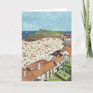 Tarjeta Festiva Vista desde la galería Tate St. Ives