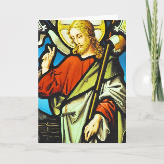 Tarjeta Festiva Vitral #5 (Anverso)