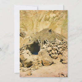 Tarjeta Festiva Vivienda en el desierto