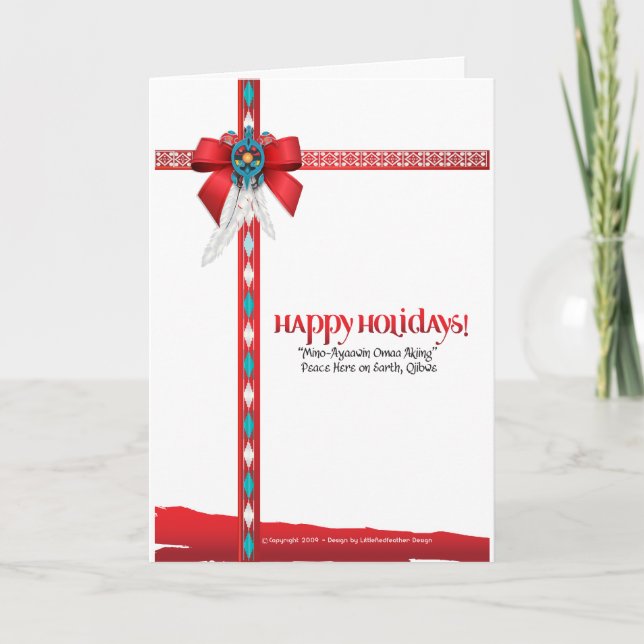 Tarjeta Festiva Vivimos colección de Native™ (Anverso)