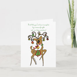 Tarjeta Festiva Vixen / Confort y Alegría