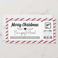 Vocero de regalo de vacaciones sorpresa digital o