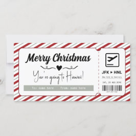 Tarjeta Festiva Vocero de regalo de vacaciones sorpresa digital o